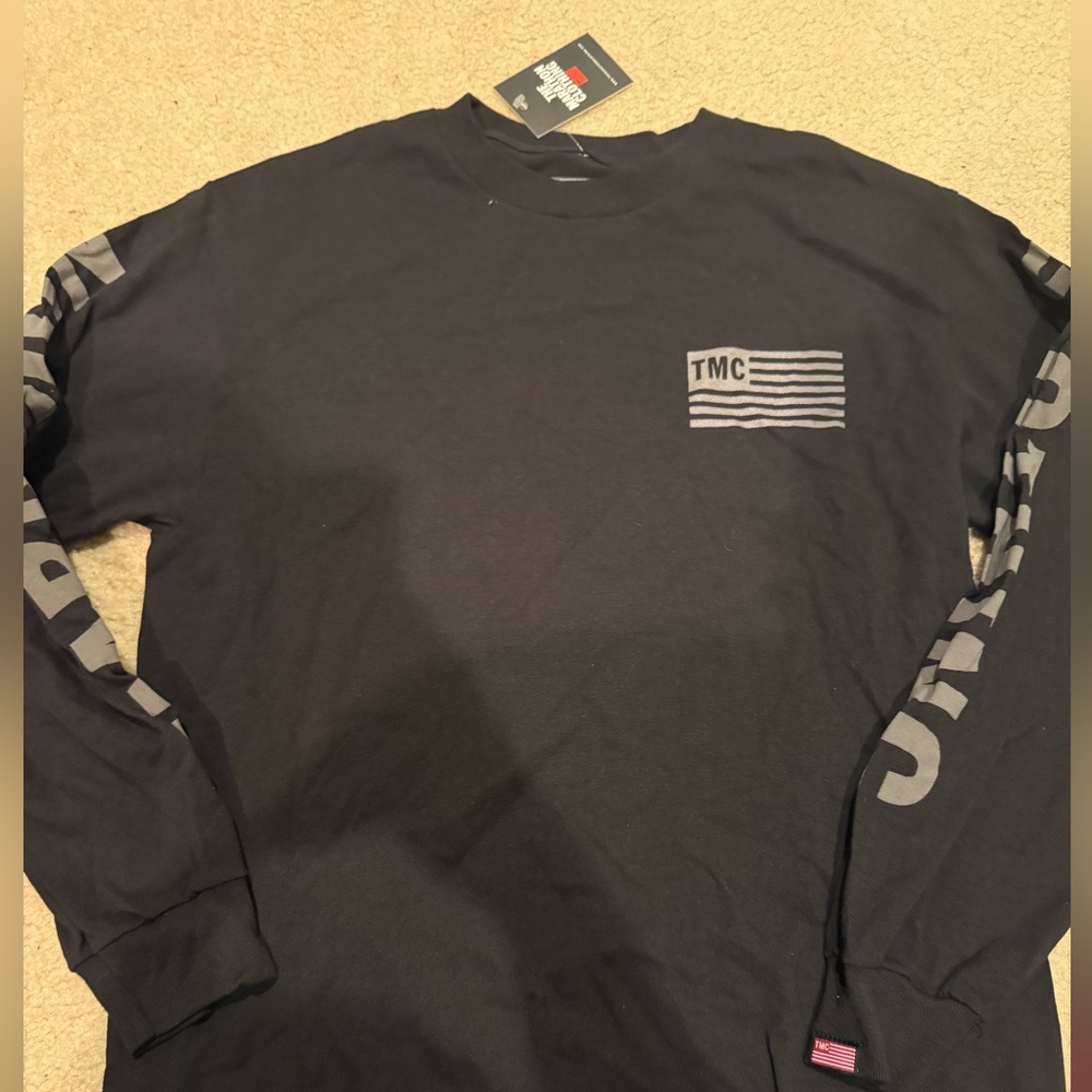 The marathon clothing long sleeve tshirt nipsey huddle crenshaw music rap tmc 3m